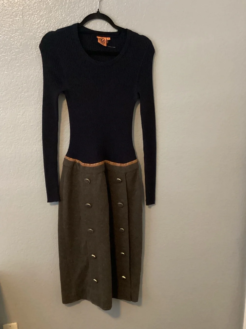 Tory Burch Doreen Merino Wool/ Silk Blend Dress.